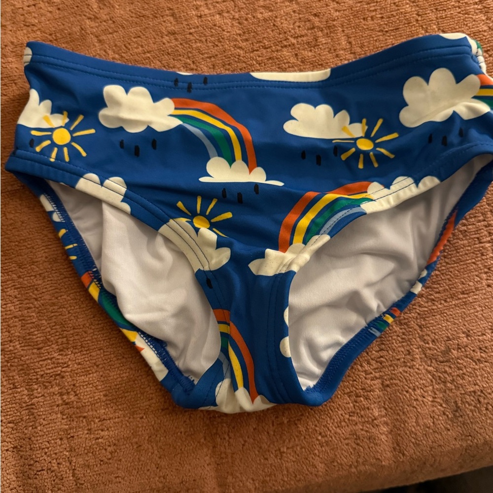 Hanna Andersson Blue Polka Dot Swimwear